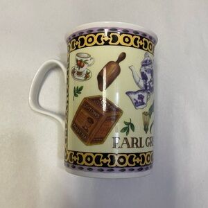 Vintage Roy Kirkham Tea Mug Fine Bone China Earl Grey England UK 1990s 90s